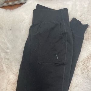Black Nike Yoga Joggers
